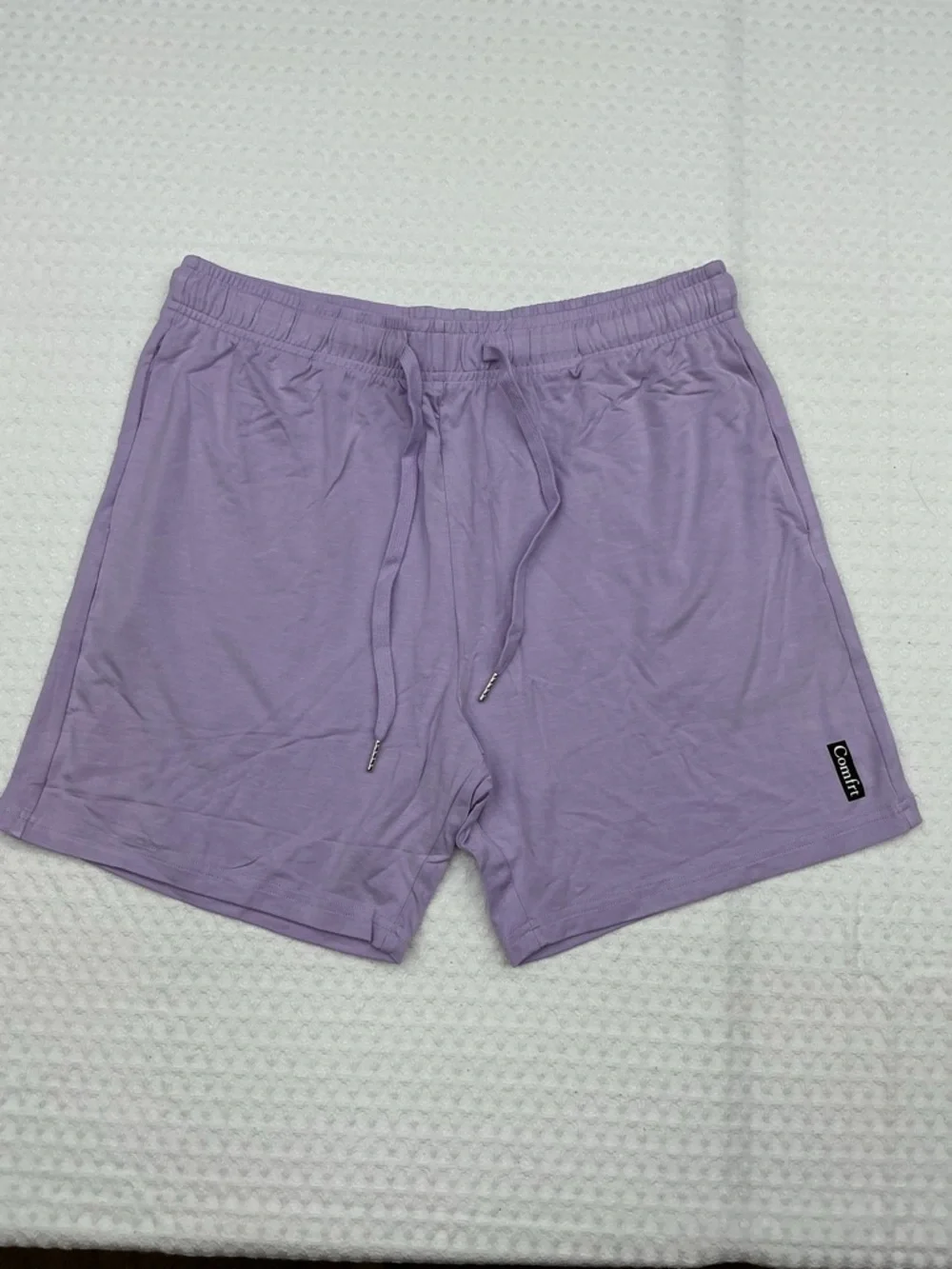 Comftr Lavender Athletic Shorts for Women - Picture 1 of 7